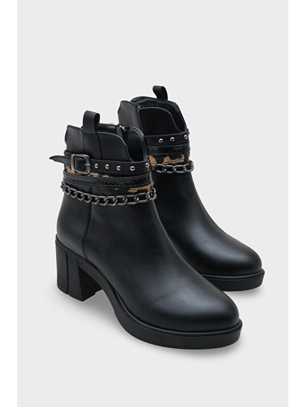 Meridith Metal Tokalı Kadın Bot - Görsel 3