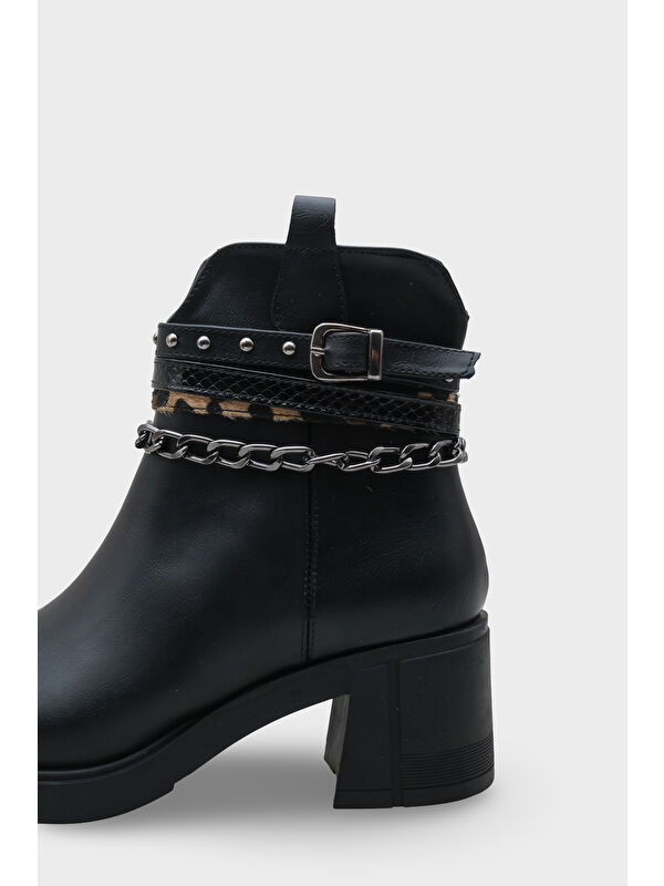 Meridith Metal Tokalı Kadın Bot - Görsel 4