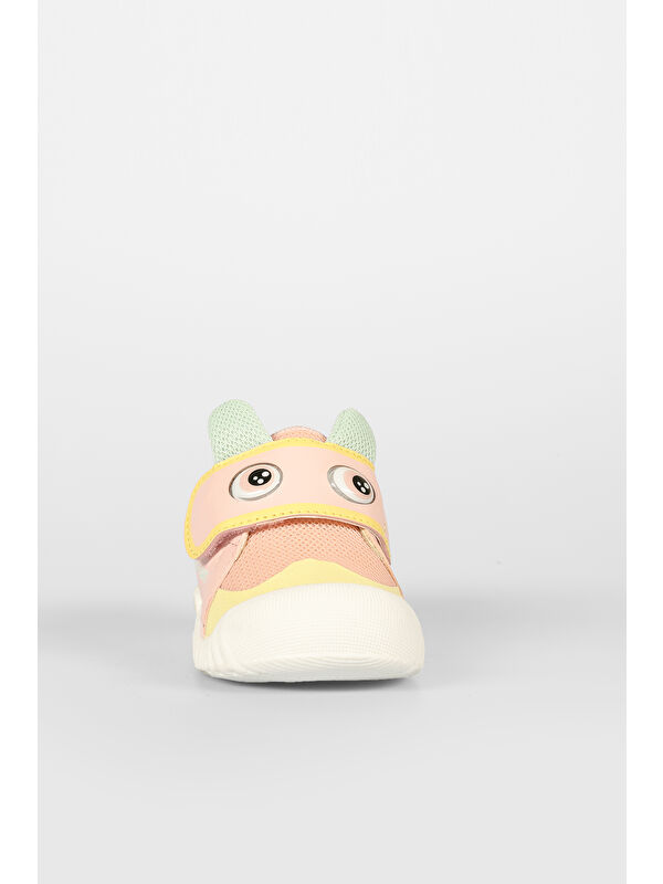 Loca Baskılı Kız Bebek Pudra Günlük Ayakkabı - Görsel 5