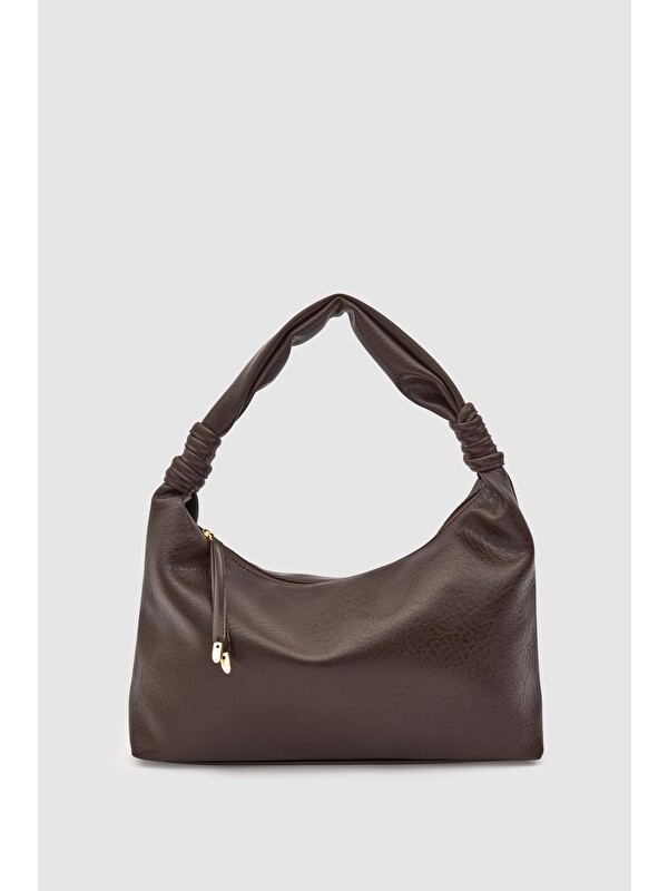 Shulebags Harlow Owal Omuz Çantası Acı Kahve