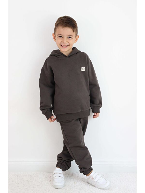 Miababy Unisex Kapüşonlu Eşofman Takımı