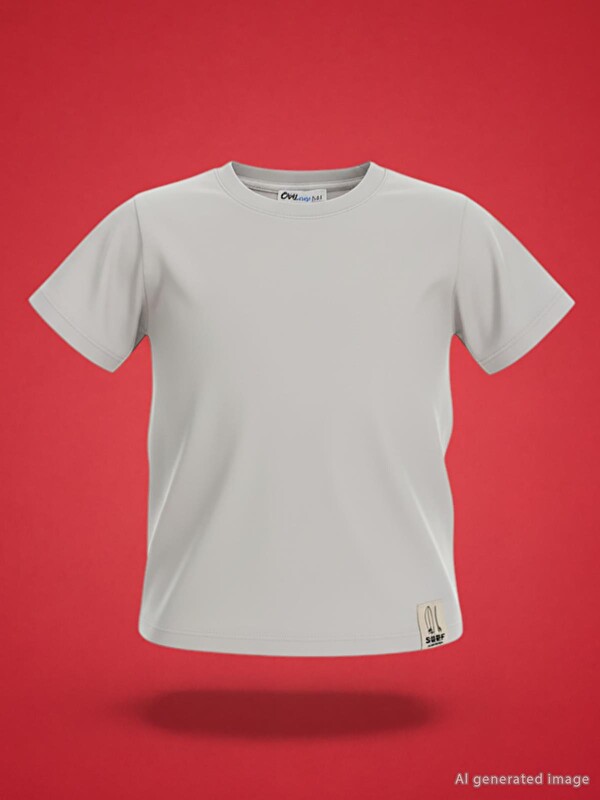 Civil Boys Basic Surf Etiketli 2-5 Yaş Tişört - Koyu Taş Rengi