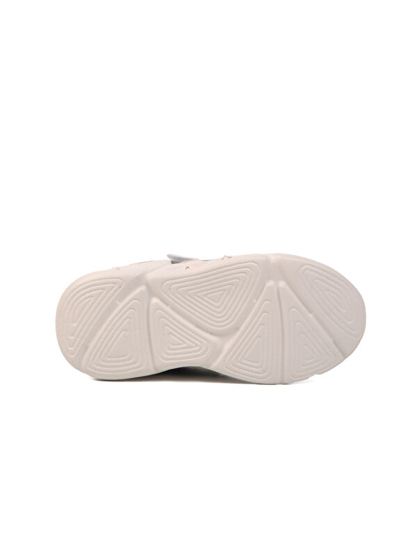 Beyaz Işıklı Cırtlı Unisex Çocuk Spor Ayakkabı Ruby P - Görsel 6