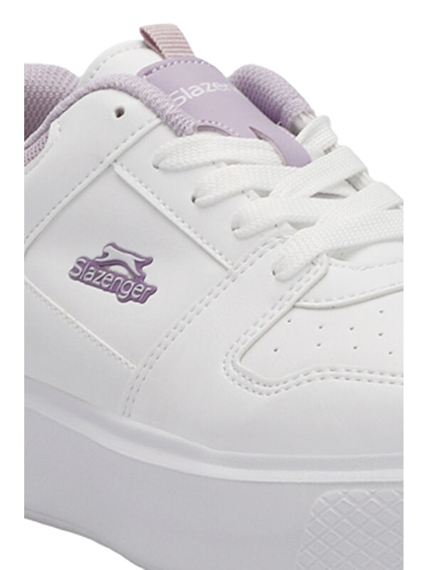 LONDON I Kadın Beyaz / Lila Günlük Spor Ayakkabısı - Görsel 7