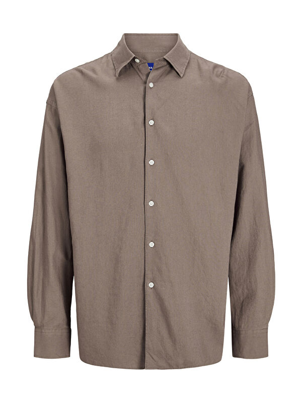 Jack & Jones Originals Jorparos Pamuklu Oversize Uzun Kollu %100 Pamuk Gömlek 12271106
