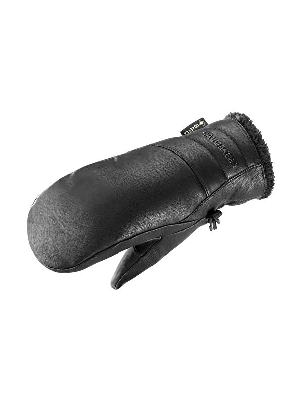 Salomon Native Gore - Tex Mitten Kadın Siyah Eldiven