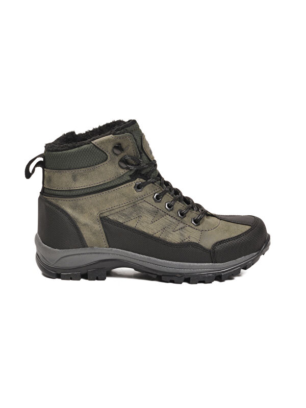 Ayakmod Siyah Ayakmod İçi Kürklü Soğuğa Dirençli Kaymaz Taban Unisex Outdoor Bot 980 G
