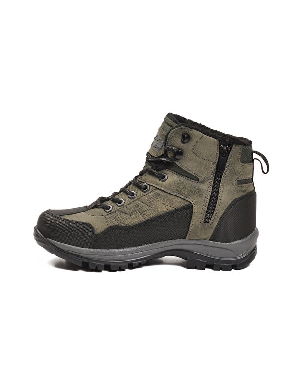Ayakmod Siyah Ayakmod İçi Kürklü Soğuğa Dirençli Kaymaz Taban Unisex Outdoor Bot 980 G