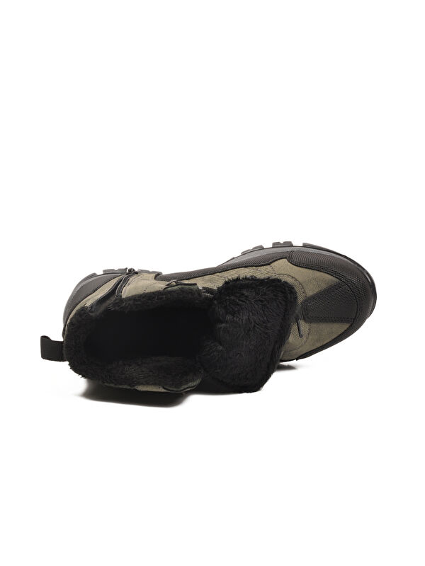 Ayakmod Siyah Ayakmod İçi Kürklü Soğuğa Dirençli Kaymaz Taban Unisex Outdoor Bot 980 G