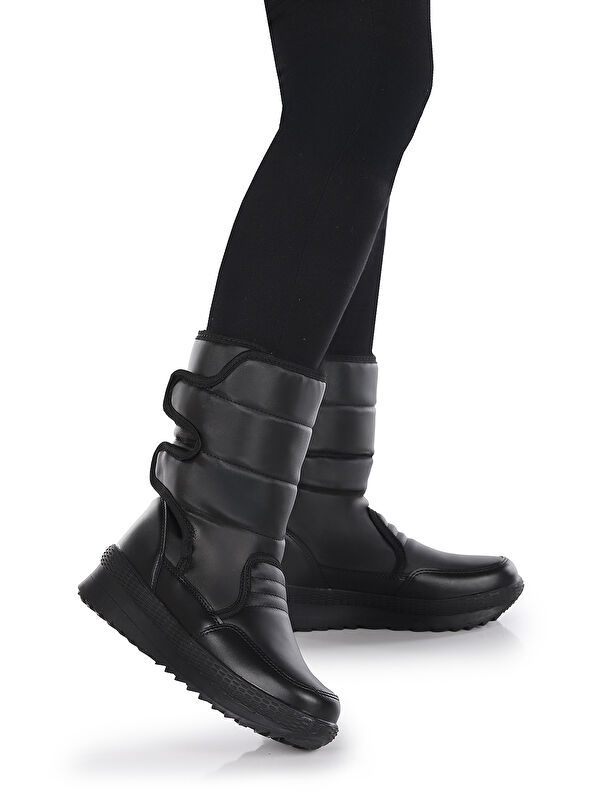 Riko Cırtlı Termo Taban Kız Çocuk Kar Botu - Görsel 4