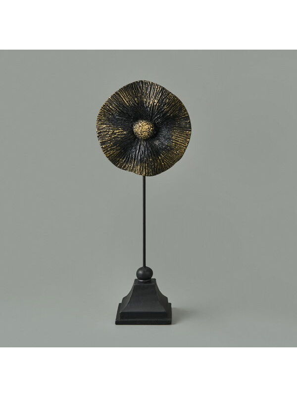 Evidea Deco Begonvil Dekor - Siyah / Gold - 32 cm
