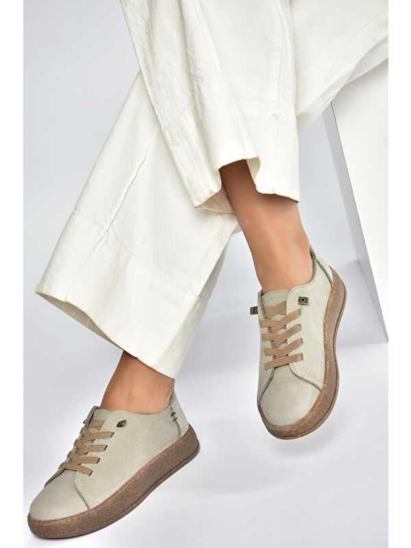 Gri Kadın Sneakers V999060501 - Görsel 3