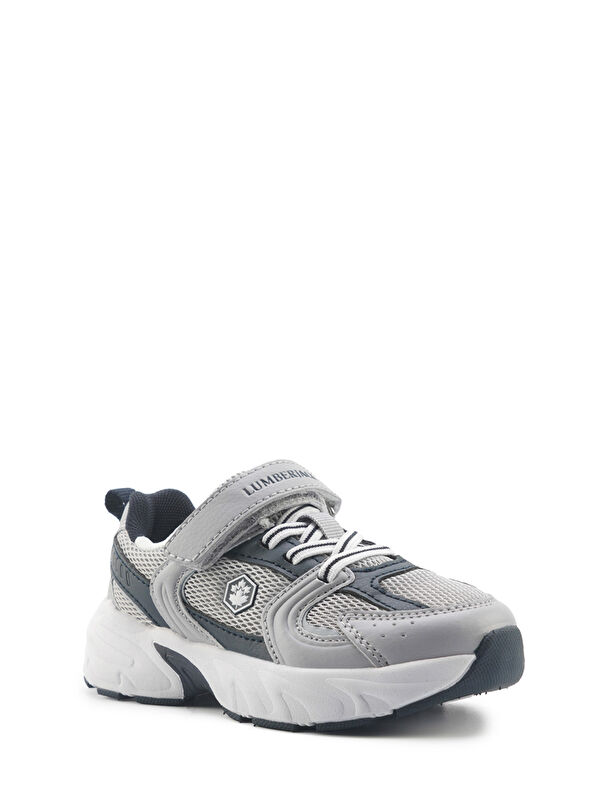 POLITA 5FX Gri Erkek Çocuk Spor Ayakkabı - Görsel 3