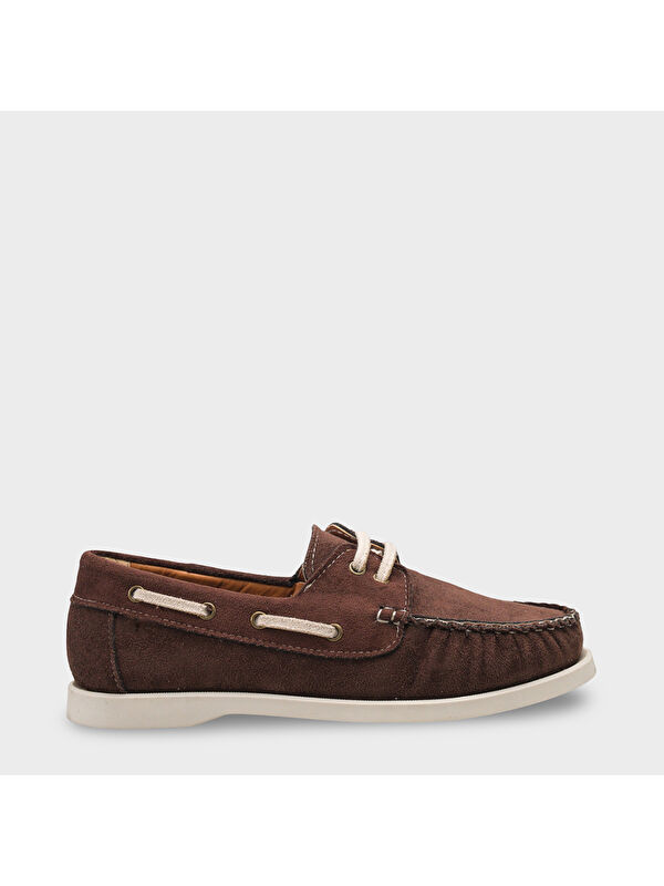 Capone Outfitters Bria Bağcıklı Boncuklu Konfor Kadın Loafer Tekne Ayakkabısı