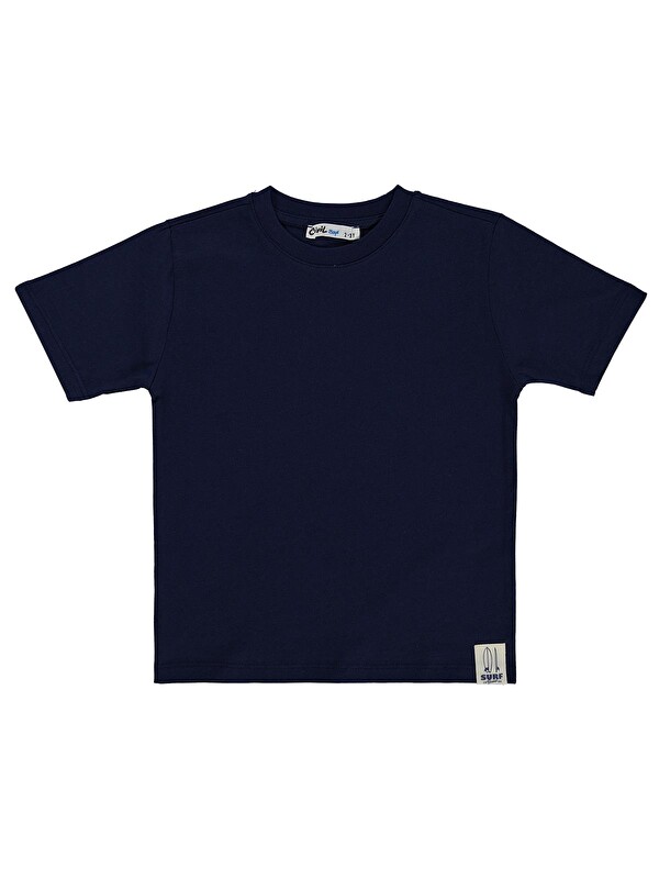 Civil Boys Basic Surf Etiketli 2-5 Yaş Tişört - Lacivert