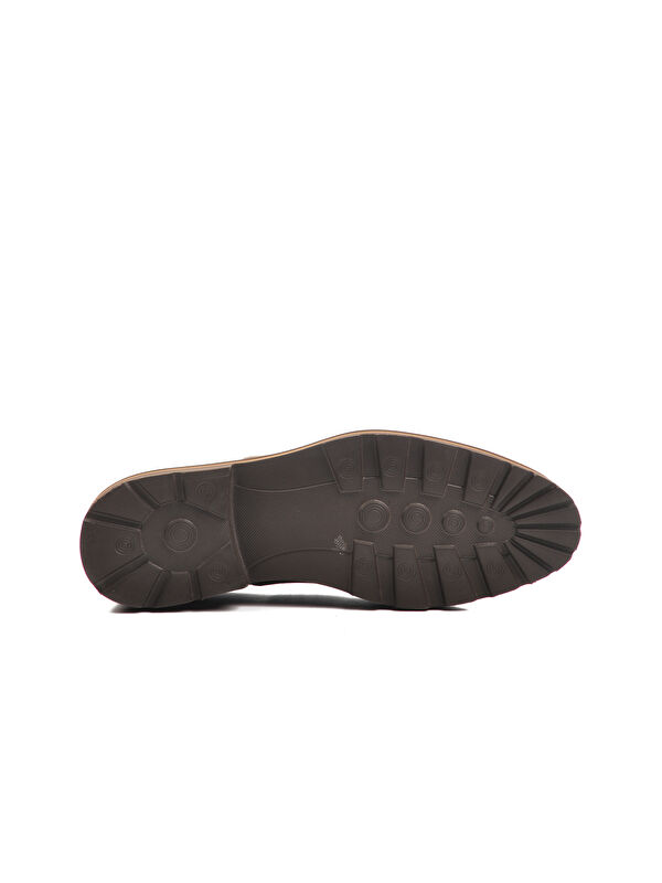 Kahve Nubuk Hakiki Deri Erkek Klasik Ayakkabı Premium 2875 M - Görsel 6