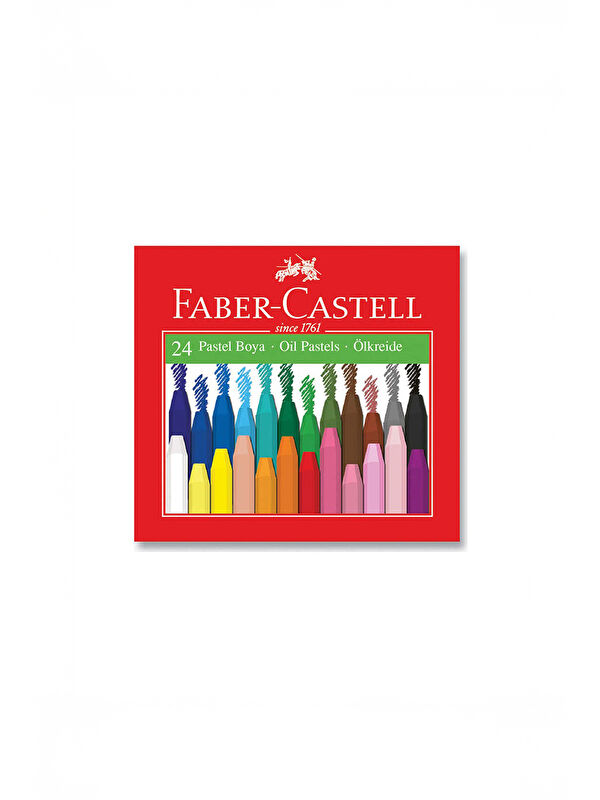 Faber-Castell Pastel Boya, 24 Renk, Pratik Taşıma Çantalı, Canlı ve Yumuşak Renkler, Kolay Kullanım, Tasarım