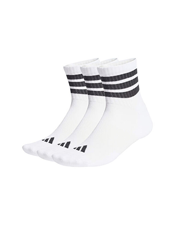Adidas 3S ESS C MID 3P Çorap (3 Çift) JZ0529 Beyaz