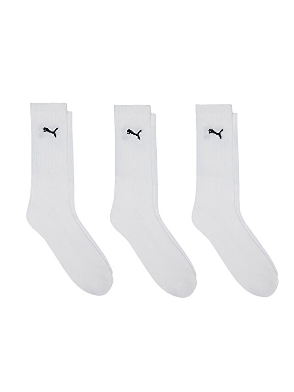 Puma Crew Sock 3P Çorap (3 Çift) 88035502 Beyaz