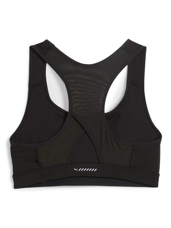 Puma 4Keeps Run Bra Kadın Siyah Bisiklet Yaka Sporcu Sütyeni
