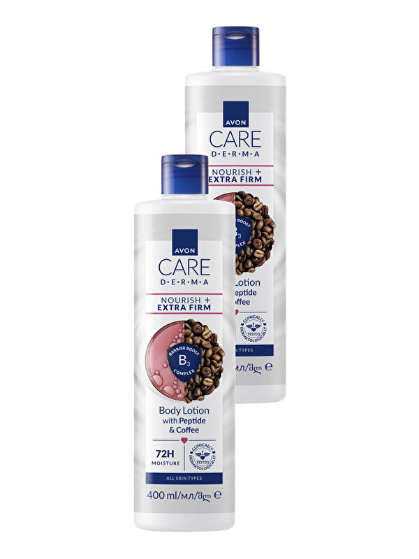 AVON Care Derma Nourish + Extra Firm Vücut Losyonu 400ml İkili Paket