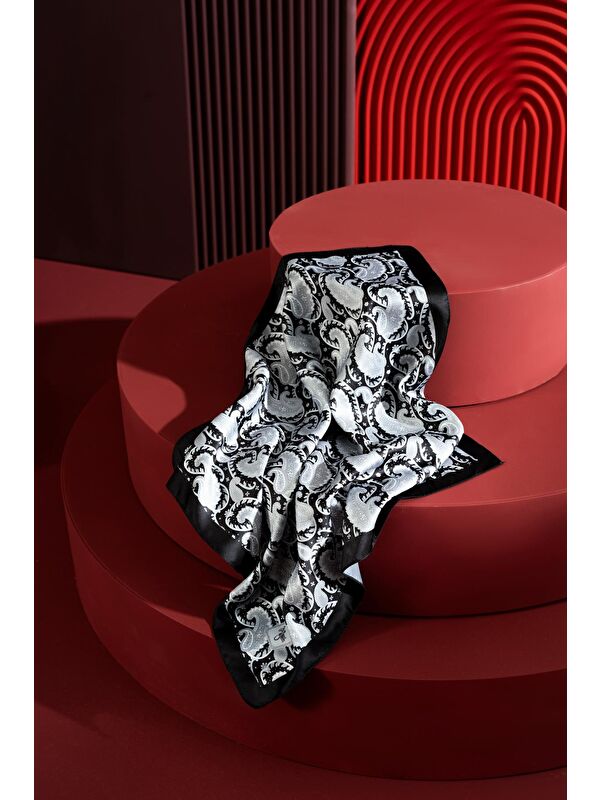 Jawel Kadın Şal Desen 55*55 cm Bandana & Fular
