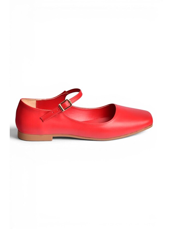 Fox Shoes Kırmızı Kadın Babet S726252509