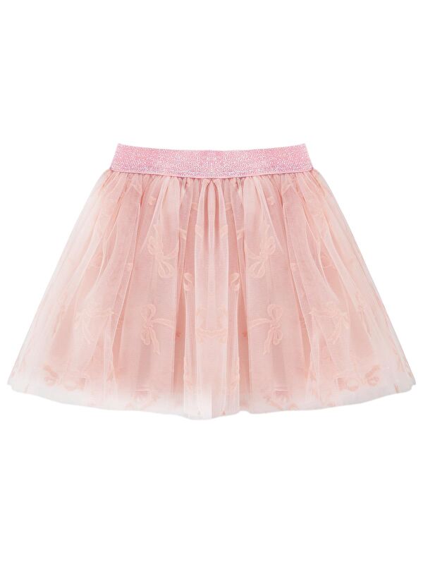 Civil Baby Fiyonklu Tüllü 6-18 Ay Etek - Pembe 18-24 Ay