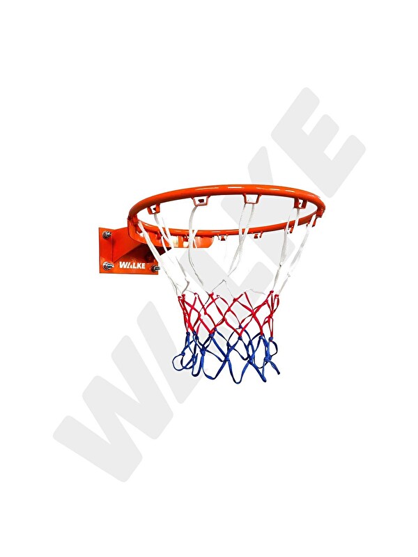 WALKE Basketbol Çemberi Tek Kat Fileli Basketbol Potası