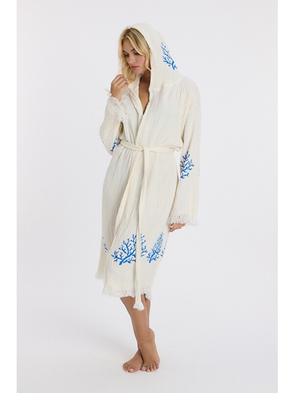 Mulberry Muslin Peştemal Bornoz Banyo ve Plaj Elbisesi