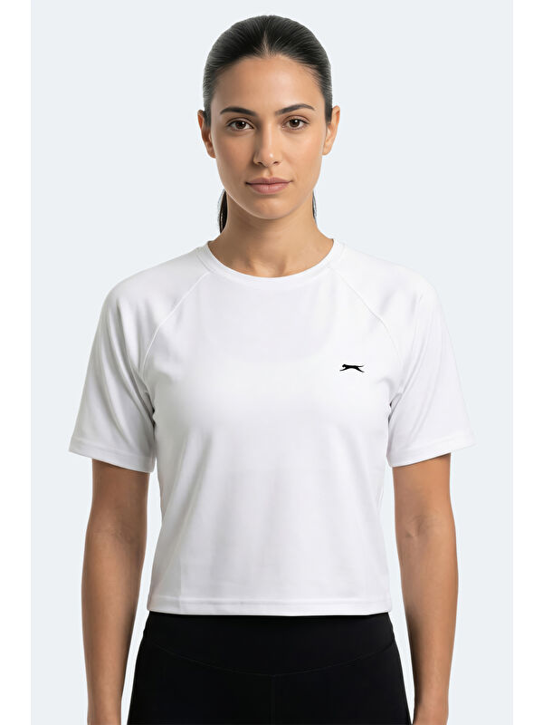 SLAZENGER RAVE Kadın Beyaz Tişört