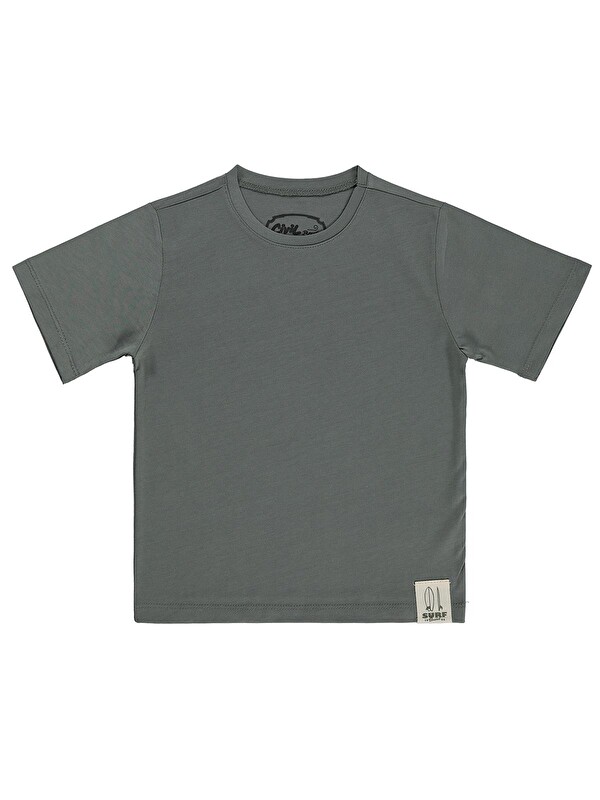 Civil Boys Basic Surf Etiketli 2-5 Yaş Tişört - Haki