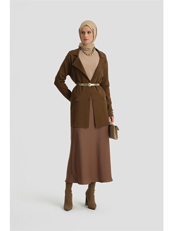 ARMİNE Triko Ceket 24Kd2006 Fındık