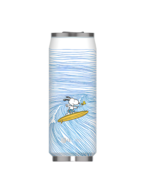 Les Artistes Paris Isı Yalıtımlı Kutu Çelik Termos 500ml Surfing Snoopy