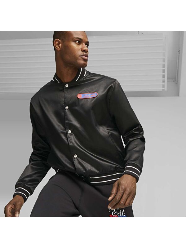 Puma Erkek Siyah Dik Yaka Ceket