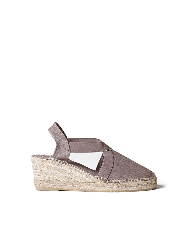 Toni Pons Kadın Sandalet Ter Elactic Linen Taupe