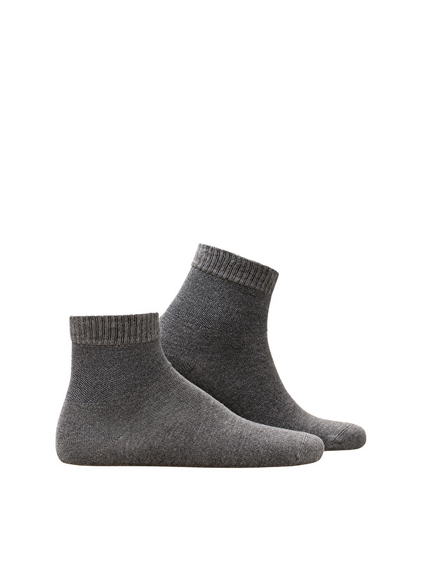 THERMOFORM Relax 2'li Kısa Çorap SMOKE