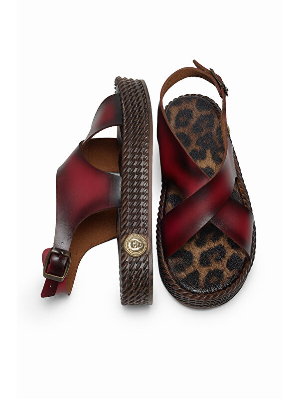 Tonny Black Yeşil Tonny Black Poli Taban Kadın Rahat Çapraz Bantlı Sandalet