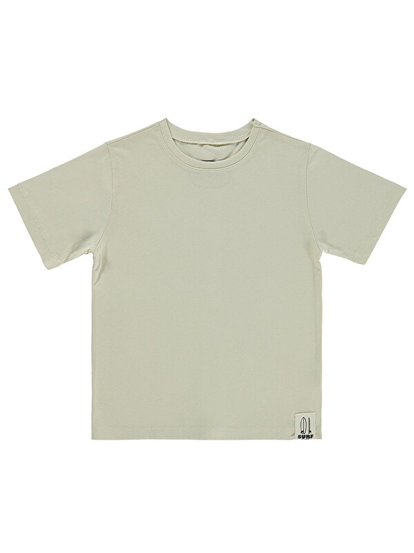 Civil Boys Basic Surf Etiketli 2-5 Yaş Tişört - Bej