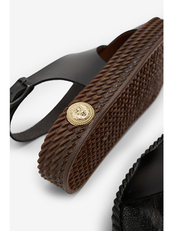 Tonny Black Yeşil Tonny Black Poli Taban Kadın Rahat Çapraz Bantlı Sandalet