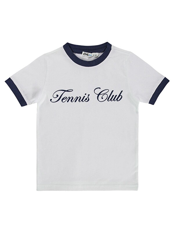 Civil Boys Tennis Club Baskılı 2-5 Yaş Tişört - Lacivert
