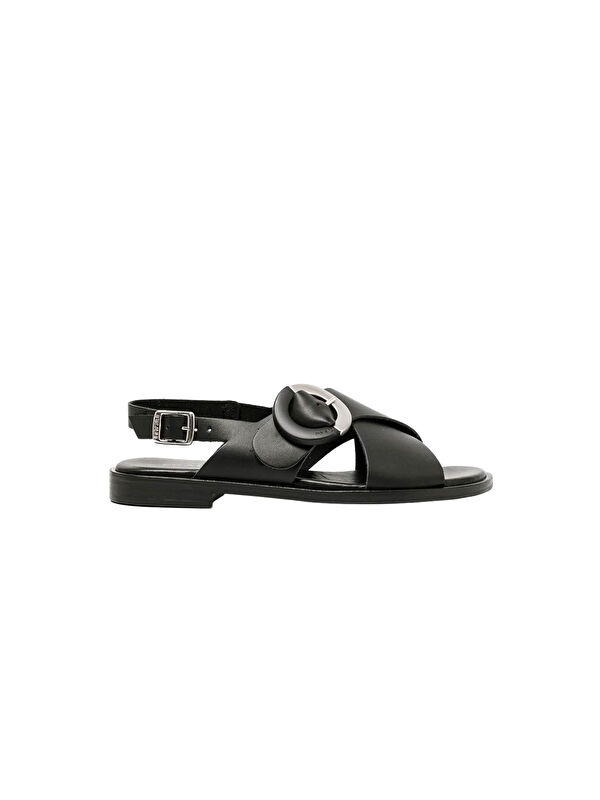Frau Kadın Sandalet 85P6 LONDON-S Nero