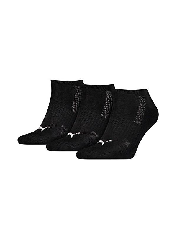 Puma Cushioned Sneaker 3P Un Çorap (3 Çift) 90794201 Siyah