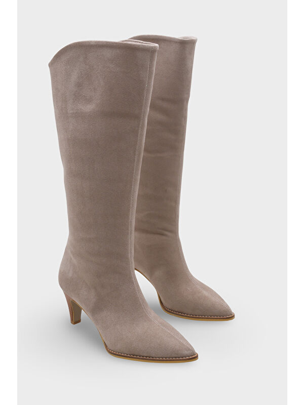 Essy Kadın Vizon Sivri Burun Çizme - Görsel 3