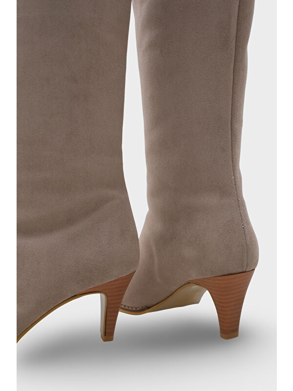 Essy Kadın Vizon Sivri Burun Çizme - Görsel 5