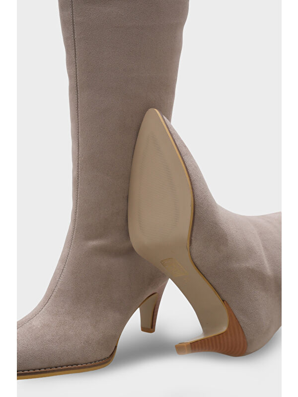 Essy Kadın Vizon Sivri Burun Çizme - Görsel 6