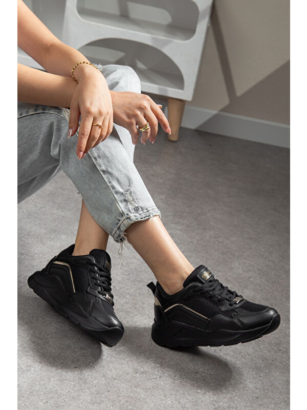 Daxtors Grijak Günlük Ortopedik Kadın Sneaker Spor Ayakkabı