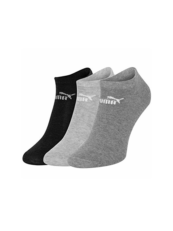 Puma Elements Plain S Çorap (3 Çift) 94710910 Gri