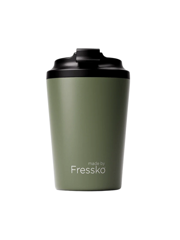 made by Fressko Camino İçi Seramik Çelik Kahve Bardağı Yalıtımlı Termal Kupa Mug 340 ml
