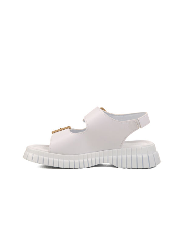 Beyaz Kadın Sandalet 261176 Z - Görsel 3